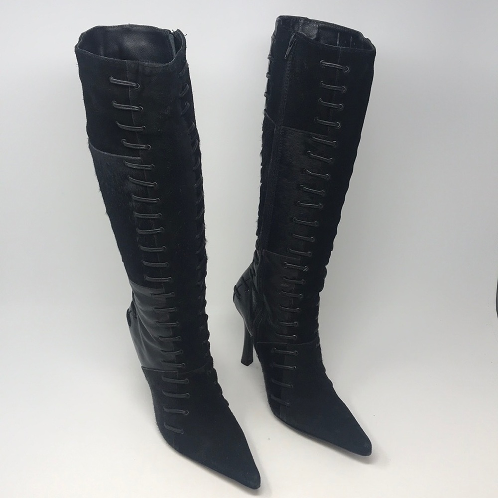 Luichiny Size 6, Suede and Hide Boots